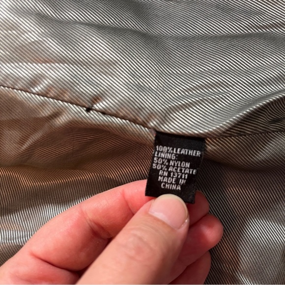 Valerie Stevens Sleek 100% Lamb Black Leather Jacket Classic Soft Medium - Picture 7 of 8